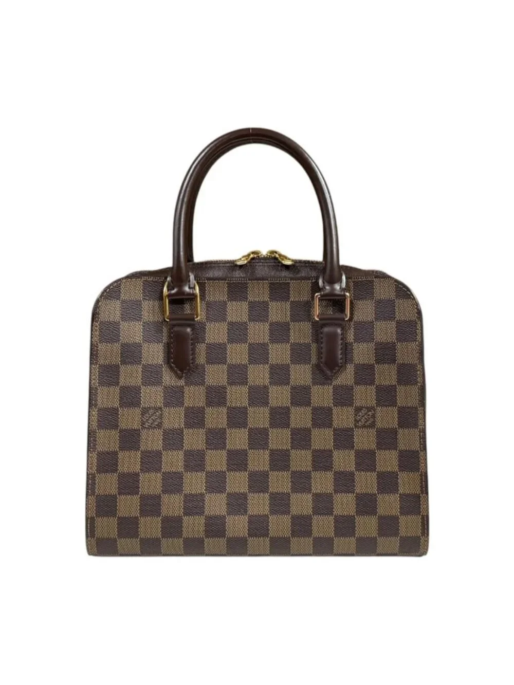 Louis Vuitton Triana Damier Handbag Canvas Brown